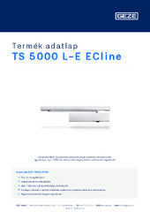 TS 5000 L-E ECline Termék adatlap HU