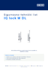 IQ lock M DL Sigurnosno-tehnički list HR