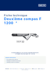 Deuxième compas F 1200  * Fiche technique FR