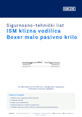 ISM klizna vodilica Boxer malo pasivno krilo Sigurnosno-tehnički list HR