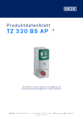 TZ 320 BS AP  * Produktdatenblatt DE