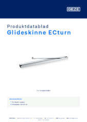 Glideskinne ECturn Produktdatablad NB