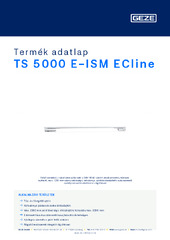 TS 5000 E-ISM ECline Termék adatlap HU