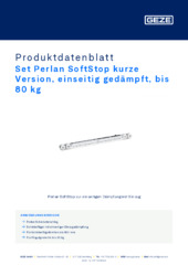 Set Perlan SoftStop kurze Version, einseitig gedämpft, bis 80 kg Produktdatenblatt DE