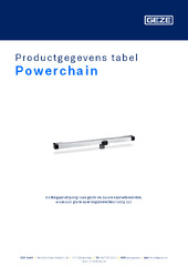 Powerchain Productgegevens tabel NL