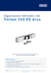 Perlan 140 KS drvo Sigurnosno-tehnički list HR