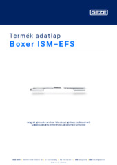 Boxer ISM-EFS Termék adatlap HU