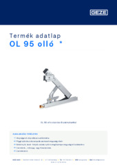 OL 95 olló  * Termék adatlap HU