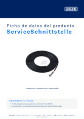 ServiceSchnittstelle Ficha de datos del producto ES