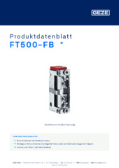 FT500-FB  * Produktdatenblatt DE
