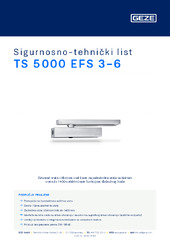 TS 5000 EFS 3-6 Sigurnosno-tehnički list HR