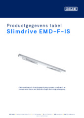 Slimdrive EMD-F-IS Productgegevens tabel NL