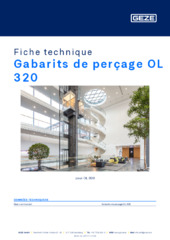 Gabarits de perçage OL 320 Fiche technique FR