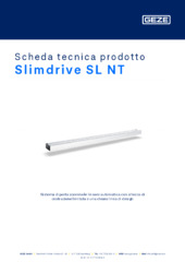 Slimdrive SL NT Scheda tecnica prodotto IT