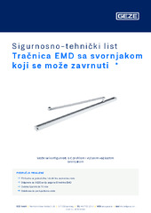 Tračnica EMD sa svornjakom koji se može zavrnuti  * Sigurnosno-tehnički list HR