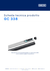 GC 338 Scheda tecnica prodotto IT