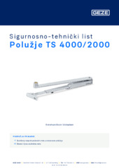 Polužje TS 4000/2000 Sigurnosno-tehnički list HR