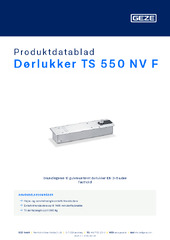 Dørlukker TS 550 NV F Produktdatablad DA