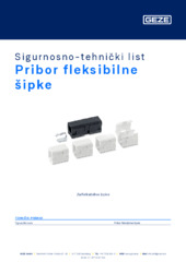 Zubehör flexible Gestänge Sigurnosno-tehnički list HR