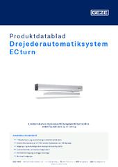 Drejedørautomatiksystem ECturn Produktdatablad DA