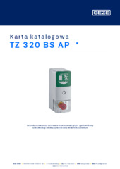 TZ 320 BS AP  * Karta katalogowa PL