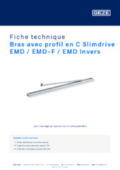 Bras avec profil en C Slimdrive EMD / EMD-F / EMD Invers Fiche technique FR