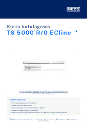 TS 5000 R/0 ECline  * Karta katalogowa PL