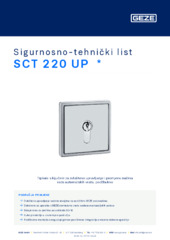 SCT 220 UP  * Sigurnosno-tehnički list HR