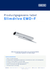 Slimdrive EMD-F Productgegevens tabel NL