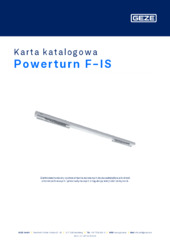 Powerturn F-IS Karta katalogowa PL