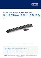 Kit ECline ISM / ISM BG  * Fișa cu datele produsului RO