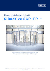 Slimdrive SCR-FR  * Produktdatenblatt DE