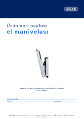 el manivelası Ürün veri sayfası TR