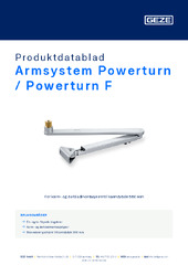 Armsystem Powerturn / Powerturn F Produktdatablad NB