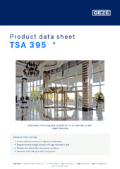 TSA 395  * Product data sheet EN