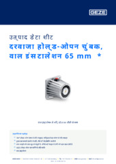 दरवाजा होल्ड-ओपन चुंबक, वाल इंस्टालेशन 65 mm  * उत्पाद डेटा शीट HI