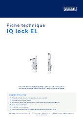 IQ lock EL Fiche technique FR