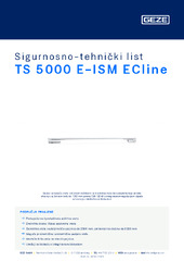 TS 5000 E-ISM ECline Sigurnosno-tehnički list HR