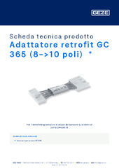 Adattatore Retrofit GC 365 (8->10 poli)  * Scheda tecnica prodotto IT