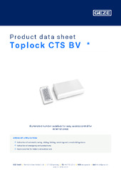Toplock CTS BV  * Product data sheet EN