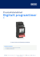 Digitalt programtimer  * Produktdatablad DA