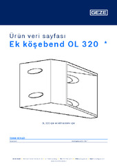 Ek köşebend OL 320  * Ürün veri sayfası TR