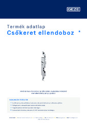 Csőkeret ellendoboz  * Termék adatlap HU