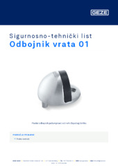 Odbojnik vrata 01 Sigurnosno-tehnički list HR