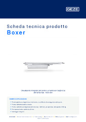 Boxer Scheda tecnica prodotto IT