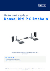 Konsol kiti P Slimchain Ürün veri sayfası TR
