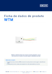 WTM Ficha de dados de produto PT