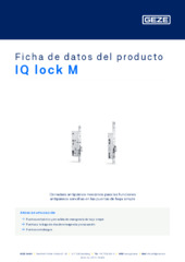 IQ lock M Ficha de datos del producto ES