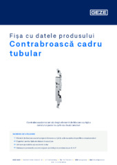 Contrabroască cadru tubular Fișa cu datele produsului RO