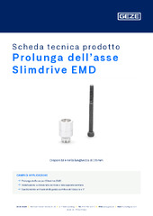 Prolunga dell’asse Slimdrive EMD Scheda tecnica prodotto IT